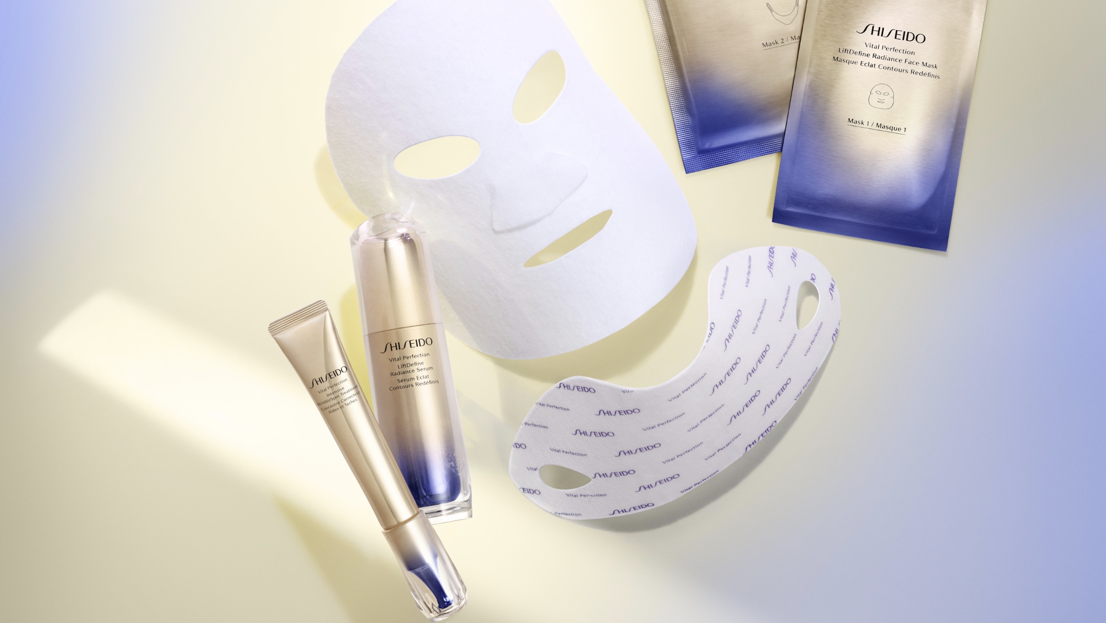 ماسک ورقه‌ای صورت و خط فک لیفت‌کننده و سفت‌کننده شیسیدو ویتال پرفکشن