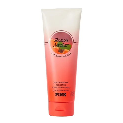 لوسیون بدن معطر ویکتوریا سیکرت پینک بیچ نکتار Victoria’s Secret PINK Beach Nectar Body Lotion
