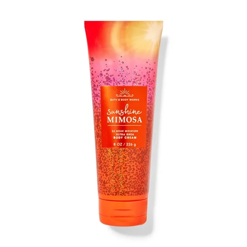 کرم بدن فوق مرطوبکننده و معطر بث اند بادی سانشاین میموزا حاوی شی باتر Bath & Body Works Sunshine Mimosa Ultra Shea Cream