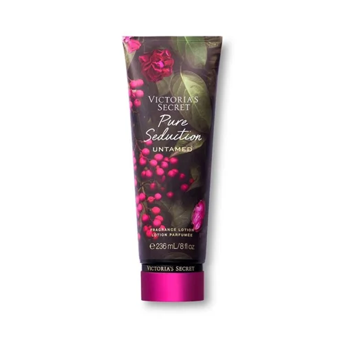 لوسیون بدن معطر ویکتوریا سیکرت پیور سداکشن آنتیمد Victoria's Secret Pure Seduction Untamed Body Lotion